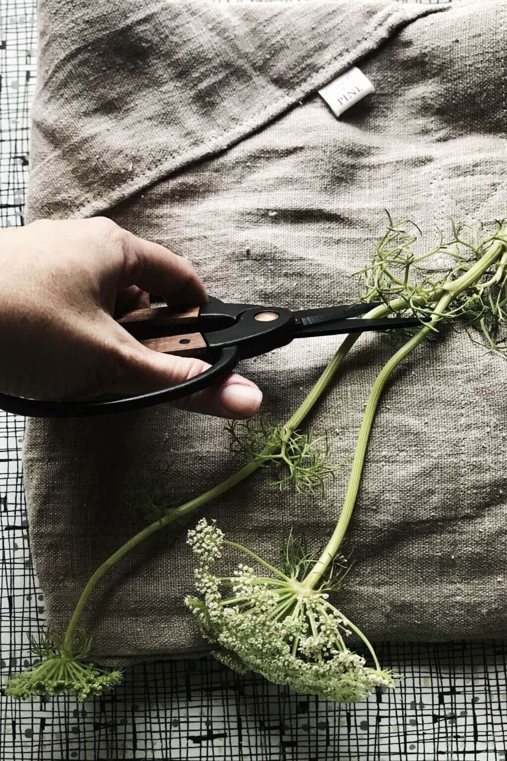 walnut garden scissors Small Garden Scissors