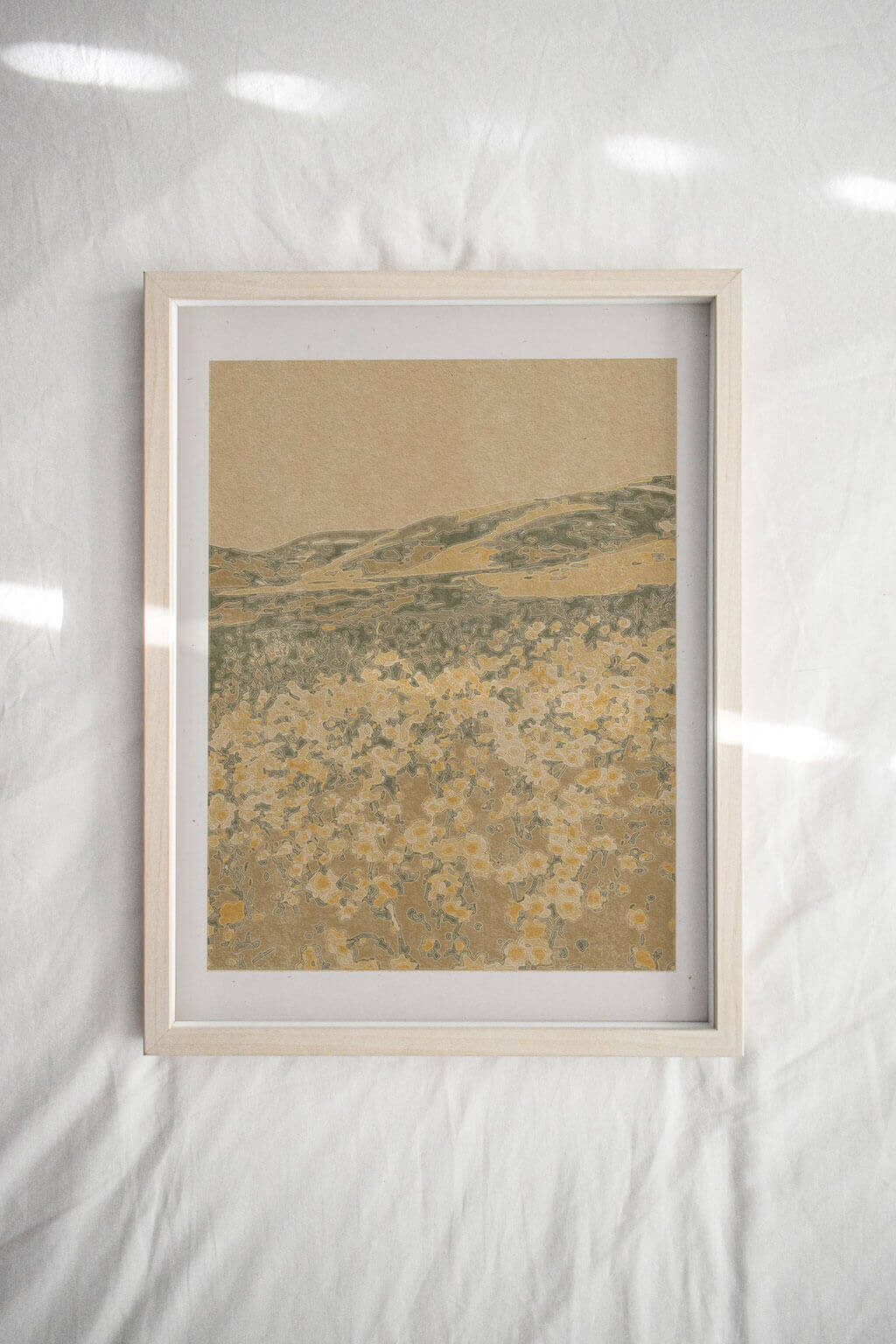 Field of 70's Wallpaper Art Print