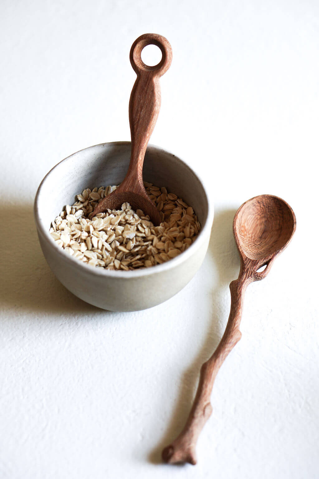 Twig Handle Spoon | Hand-Carved Doussie Wood