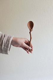 Twig Handle Spoon | Hand-Carved Doussie Wood