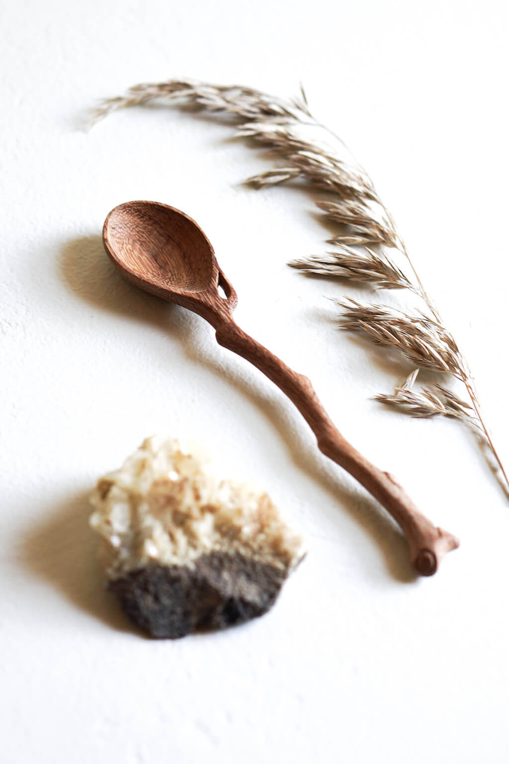 Twig Handle Spoon | Hand-Carved Doussie Wood