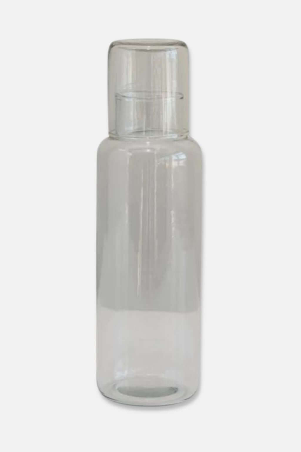Recycled Glass Bedside Water Carafe + Drinking Glass Set