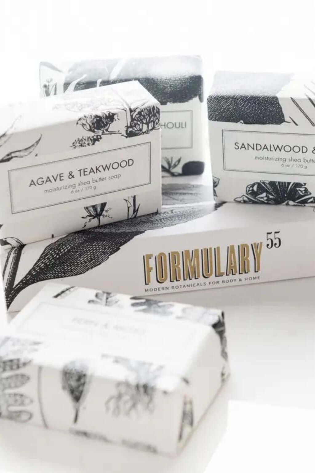 Formulary 55's Soap Gift Set | Earthy Forest Bathing Scents