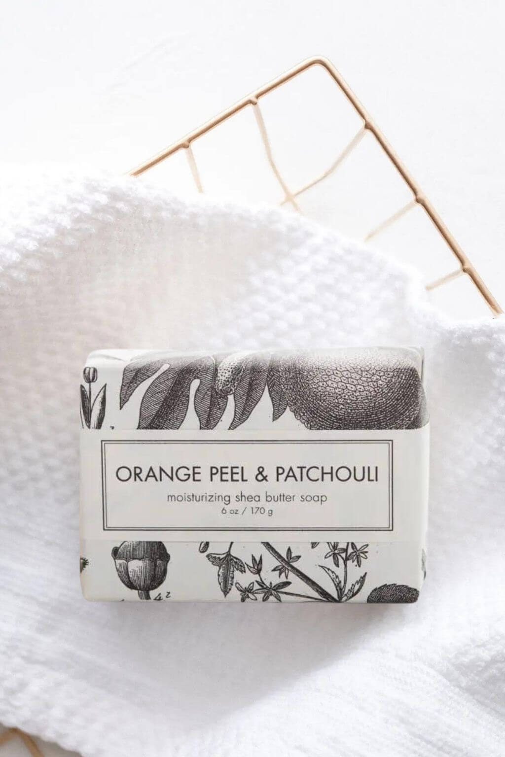 Orange Peel + Patchouli Shea Butter Bar Soap