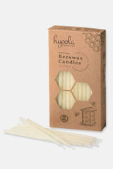 White Beeswax 6" Skinny Celebration Taper Candles, Box of 50