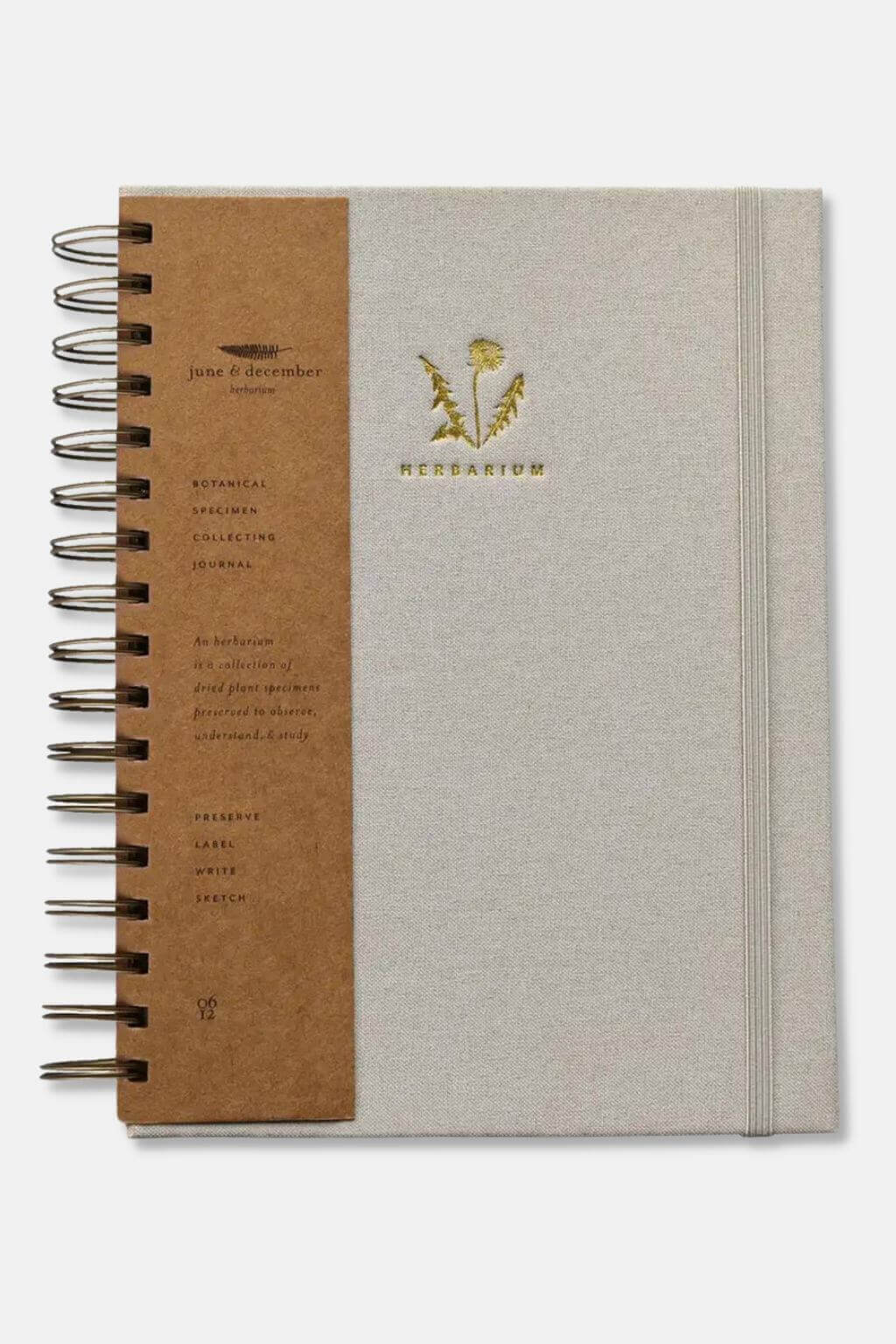 Botanic Sample Collection Journal Dandelion Herbarium Botanical Specimen Collecting Journal – Dear Juniper