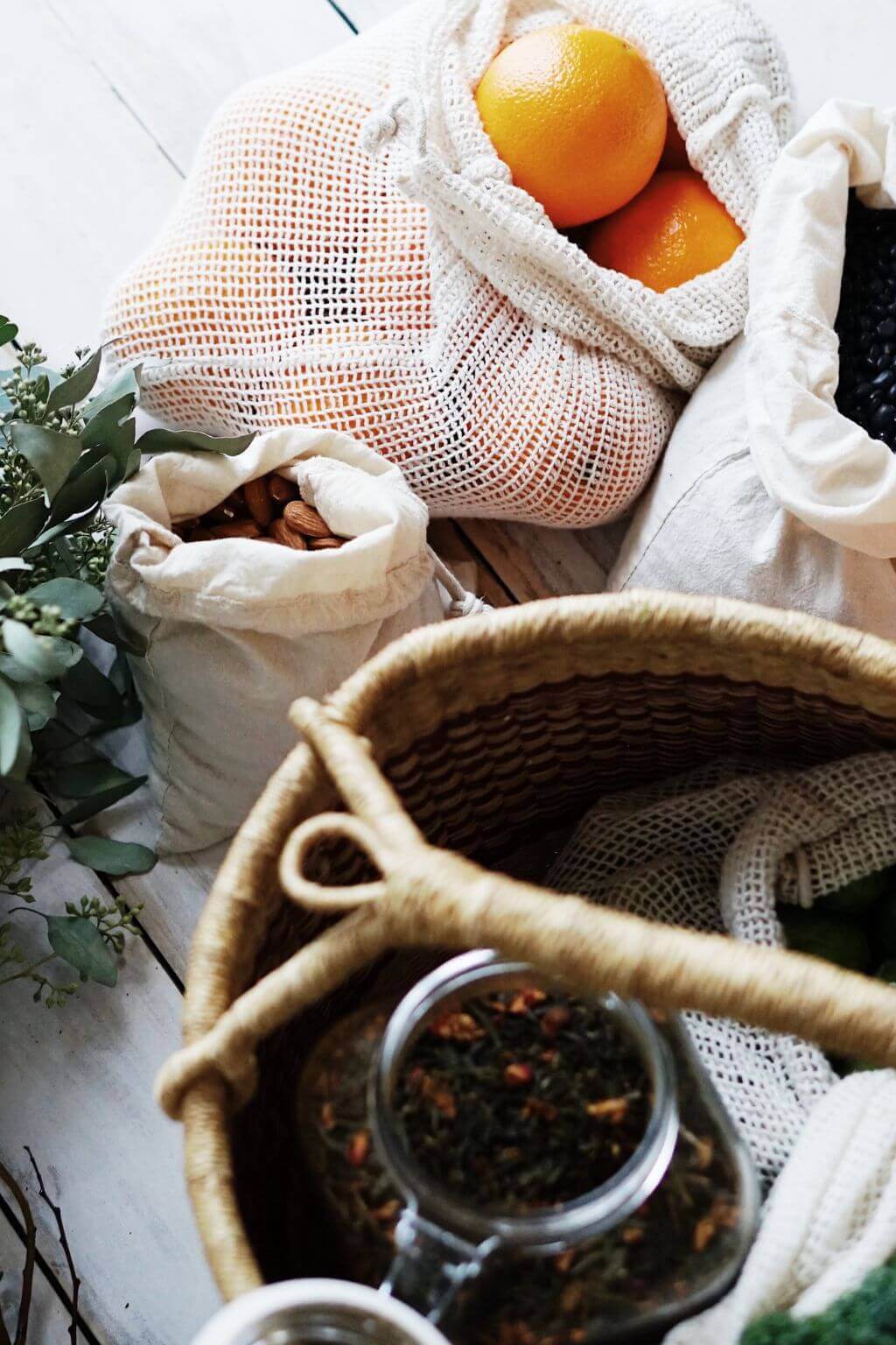 Organic Cotton Produce + Bulk Bags | Set of 3