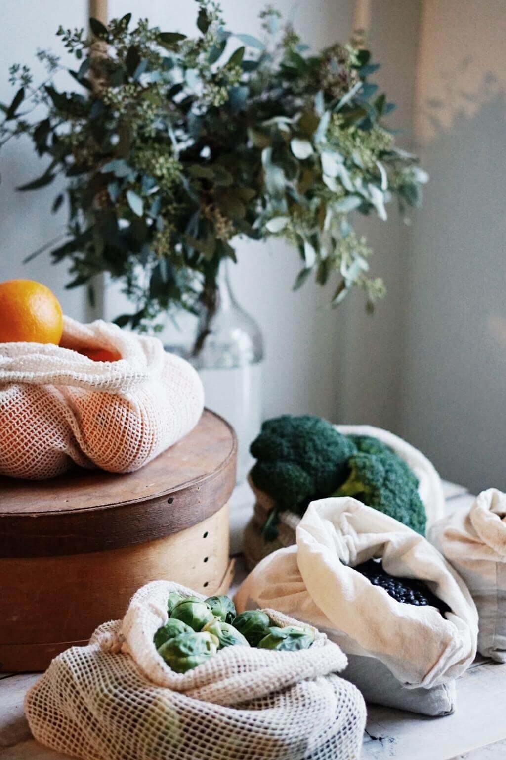 Organic Cotton Produce + Bulk Bags | Set of 3