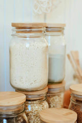 Bamboo Lid for Mason Jar | Wide Mouth